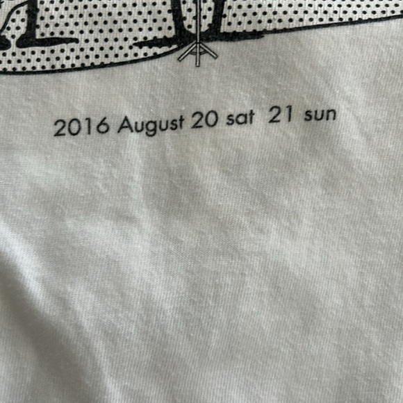 White Summer Sonic Graphic T-Shirt
SummerSonic 2016 August - Picture 4 of 5